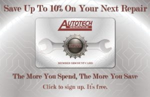 Promo image showing the Autotech ELITE member 10% discount offer
